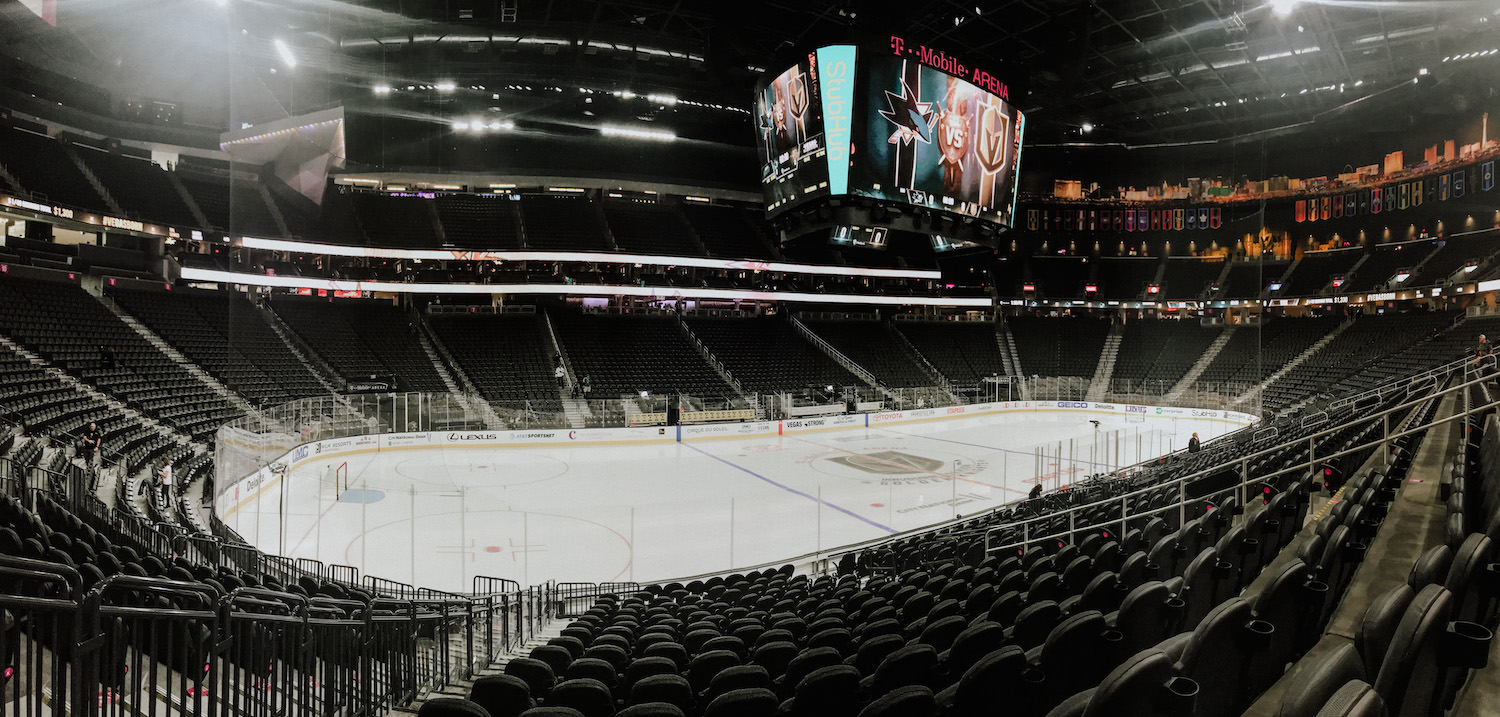 Inside T-Mobile Arena in Las Vegas